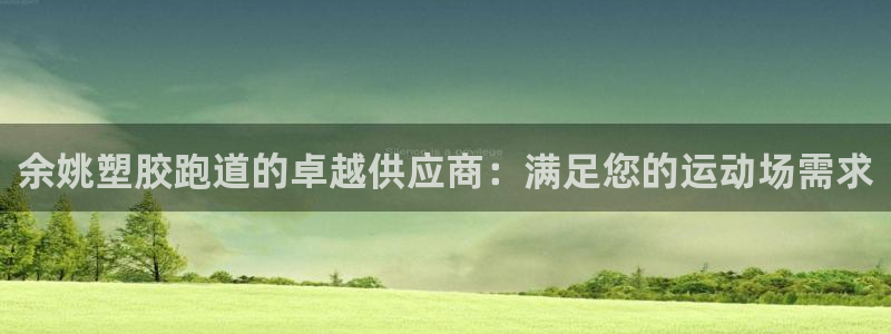 尊龙登录首页：余姚塑胶跑道的卓越供应商：满足您的运动场需求