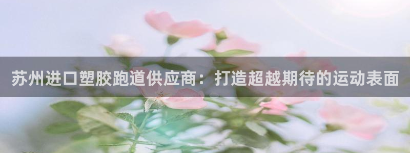 尊龙凯时投诉最狠的方法：苏州进口塑胶跑道供应商：打造